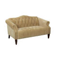 Contemporary Tufted Fabric Sofa Set